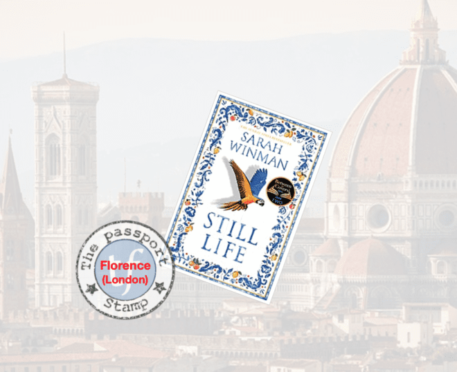 Whimsical novel set in FLORENCE (and LONDON)