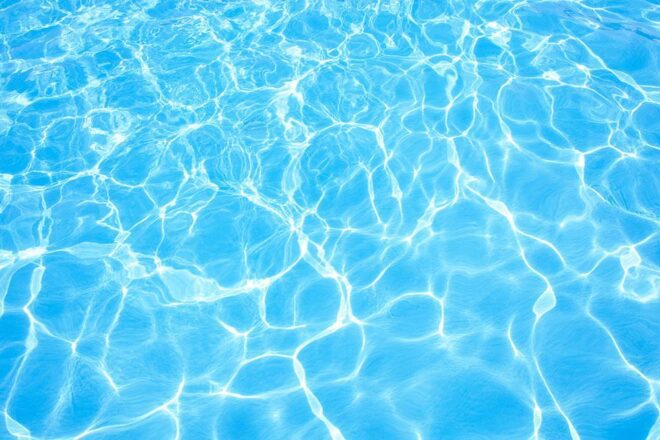 What's in a book cover when it features a swimming pool?