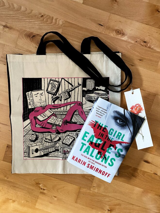an advance copy of The Girl In The Eagle's Talons by Karin Smirnoff